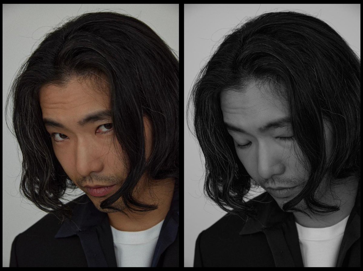 fashionsnap's tweet photo. 【新着】#綾野剛 と#柄本佑 が語る、ファッションと映画、そして恋と愛のおはなし。
 https://t.co/SFmwXyxqga https://t.co/B1bLDr28yD