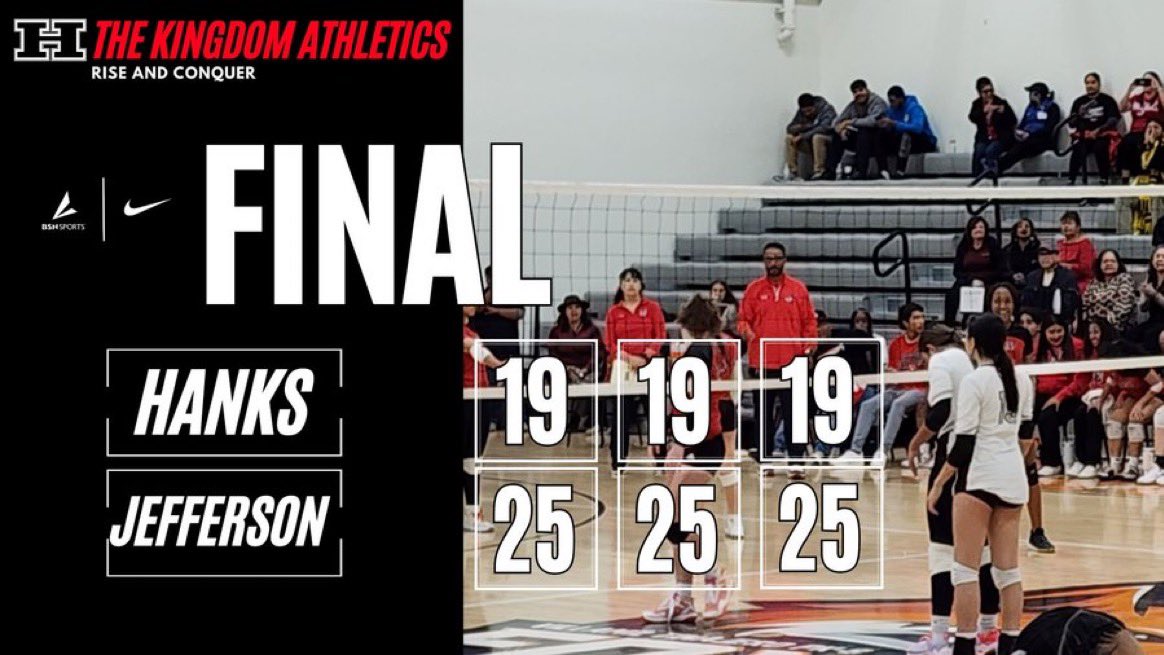 HanksVB_Knights's tweet image. Lady Knights took a tough loss to Jefferson. Proud of our ladies making it to playoffs. It’s time to reset, work onto the next and get stronger for next season. Thank you to all our supporters for always being there. Thank to our seniors for all they’ve given to this program.