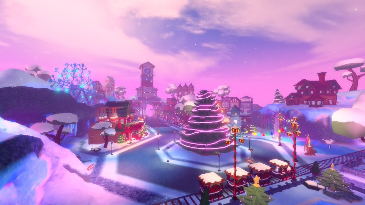 McQueenRH's tweet photo. is it just me or does christmas town have late 2000’s nostalgia https://t.co/gKb3YVxDYg