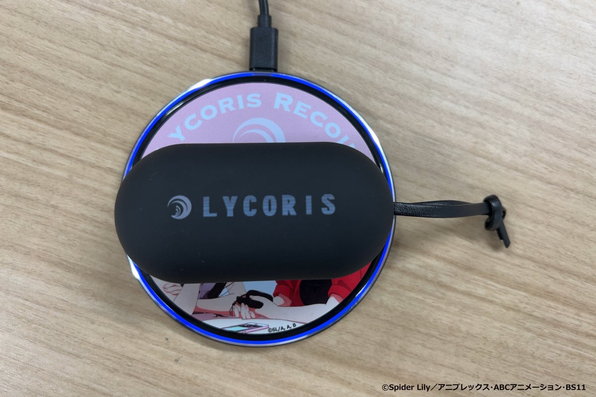 リコリス・リコイル ワイヤレスイヤホン・ワイヤレス充電器 オンキョー ONKYO DIRECT｜「リコリス・リコイル」ワイヤレス充電器: キャラクター