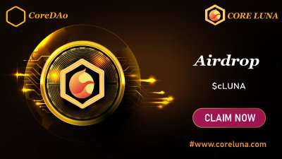 platform_pluto's tweet photo. ⚜️🌟Claim 100,000 #cLUNA 🕑
🚀Holders of #CoreLunaToken, get ready for an interstellar journey! 🌕🪙
📎Airdrop: https://t.co/p2rxLmqFgJ
#Airdrop #Coretoshis #coreluna #Core #NFT #Web3 https://t.co/rEqj86ZC4S