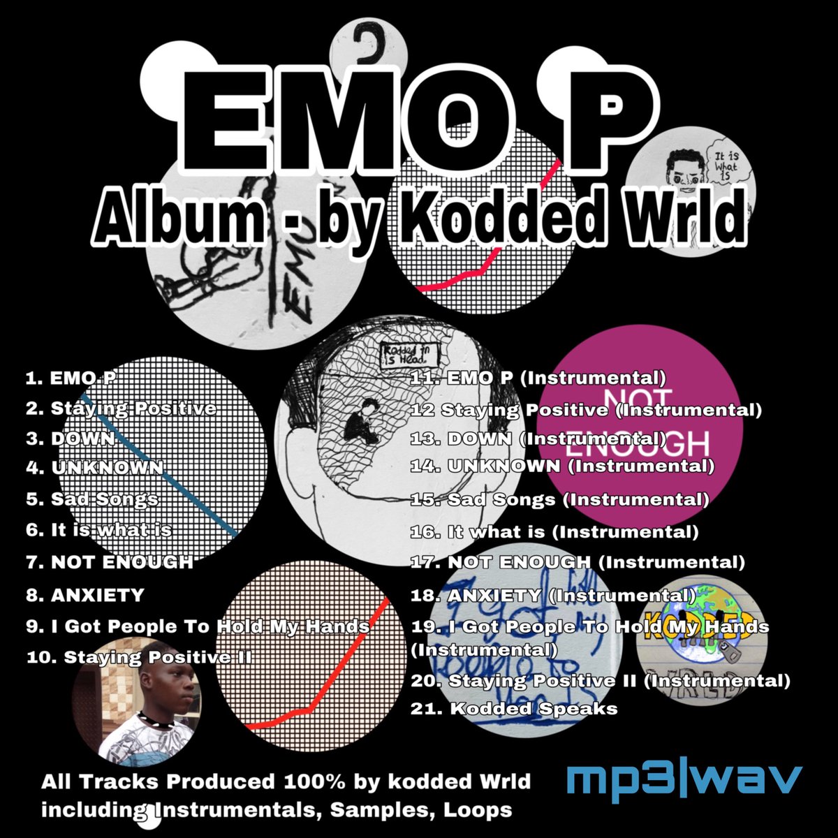 Kodded_Wrld's tweet photo. EMO P - Album by Kodded Wrld [mp3|wav] AVAILABLE FOR PURCHASE NOW ONLY WITH LINK ON MY BIO

Will be Available on DSPs 3 months from now

#koddedwrld #EMOP https://t.co/Txs9LVn3hJ