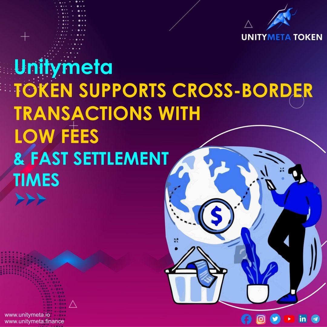 unitymetatoken's tweet photo. Unitymeta Token Supports Cross Border Transaction With Low Fees and Fastest Sattlement Times
#unitymeta #unitymetatoken #certik #cryptoaudit #nft #nftart #nftcreator #metaverse #bnb📷 📷 #btc📷 📷 #doge #crypto #coinmarket #cryptotradingplatform #pepecoin #ubitpro #a4club #crypto #bitcoin📷 #BinanceWorldTour