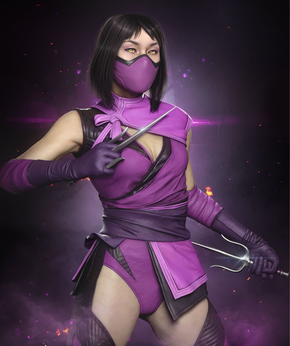 Anitta as Mileena from ‘Mortal Kombat’ for Halloween.