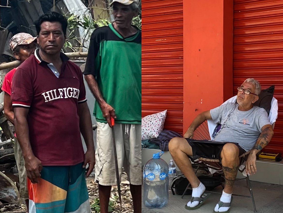 El hombre de la izquierda se llama Enrique.
Después de días de desesperación por la falta de apoyo y ayuda elemental, decidió sacar a su comunidad rural a la carretera.
“Si no salimos, nos morimos”, les dijo.
Cuando lo conocí, llevaba una pancarta y le gritaba a los autos.
Les