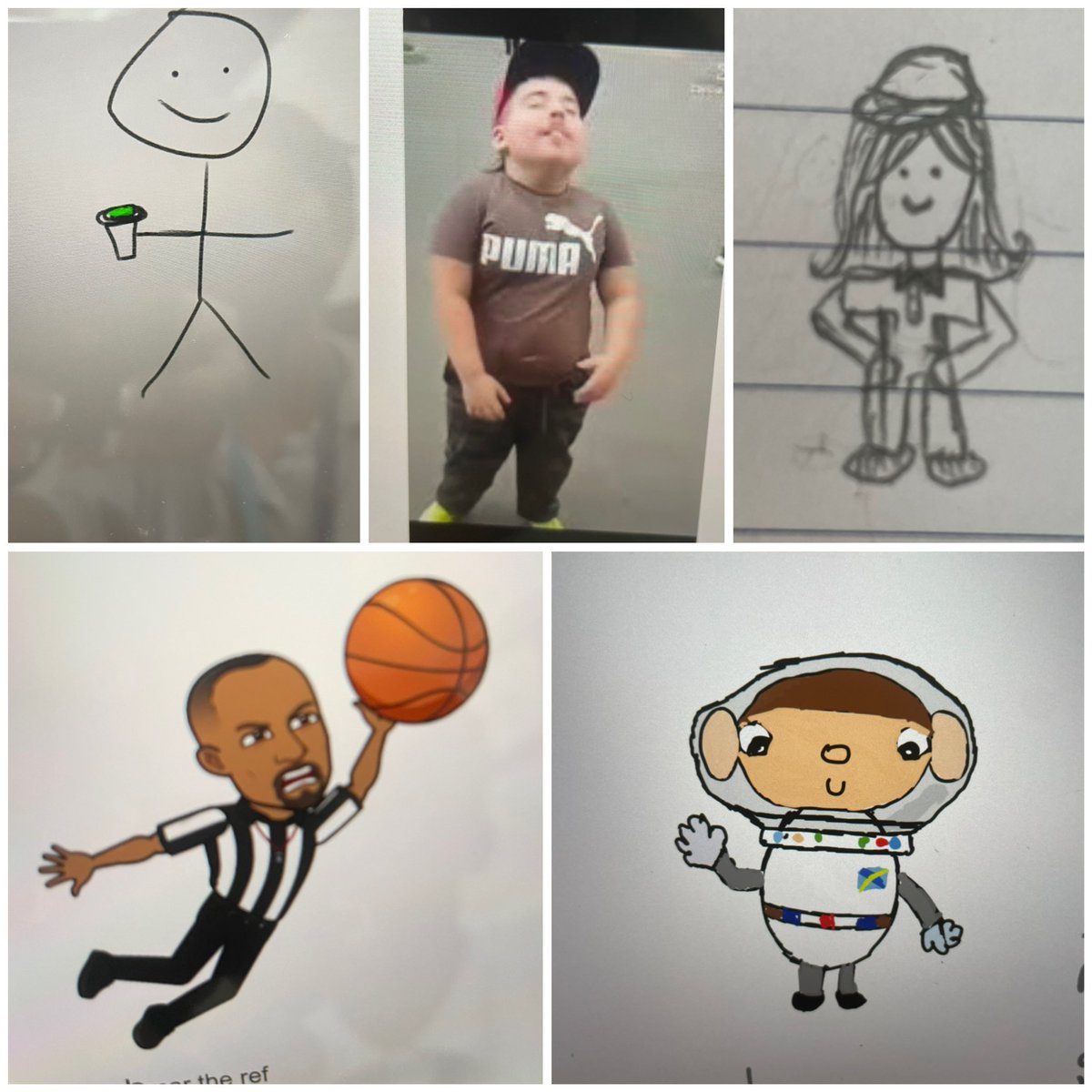 Students have created avatars to move through different spaces to develop descriptive pieces.#interdisciplinary # TheBigDraw