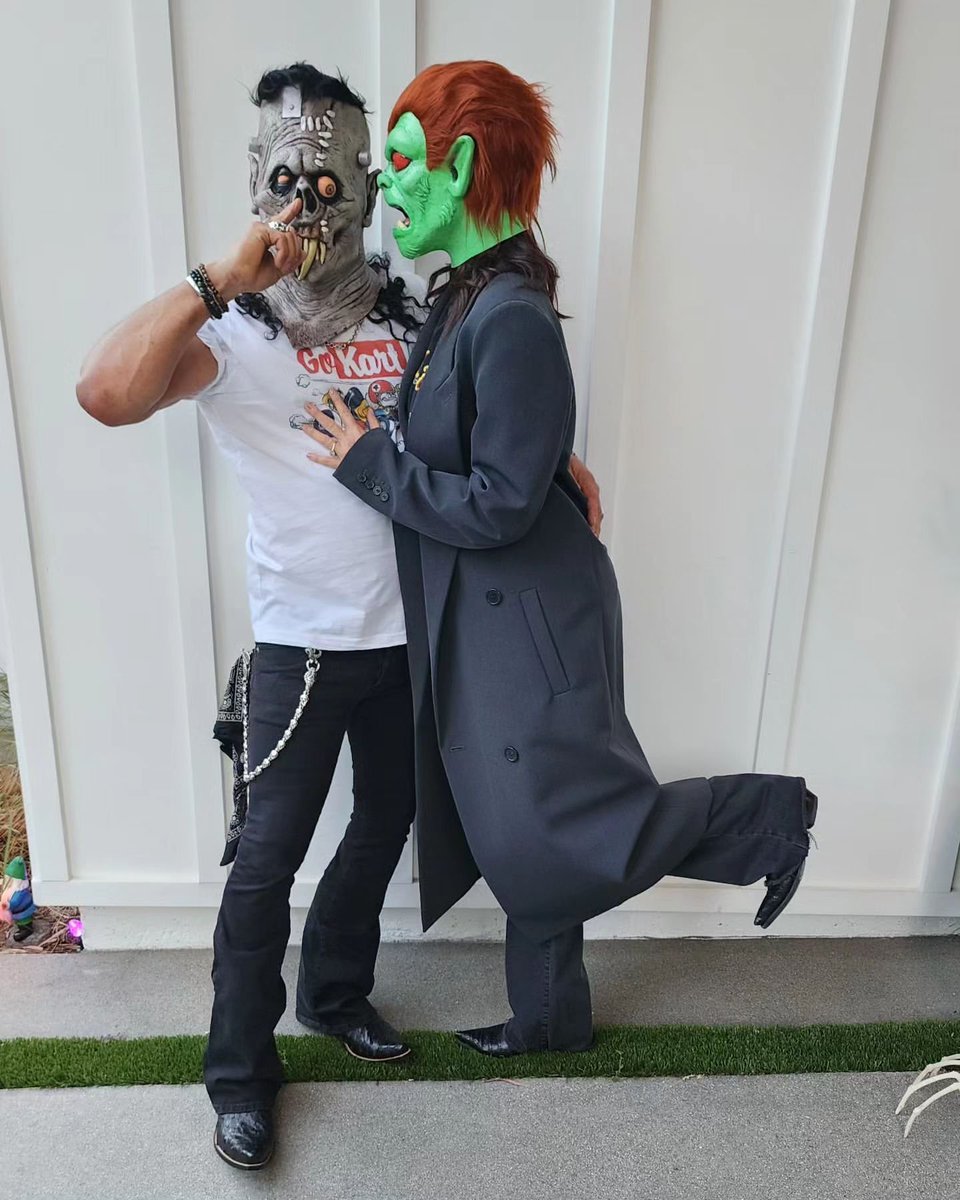 Slash &amp; Meegan, Halloween 2023. 📸Meegan