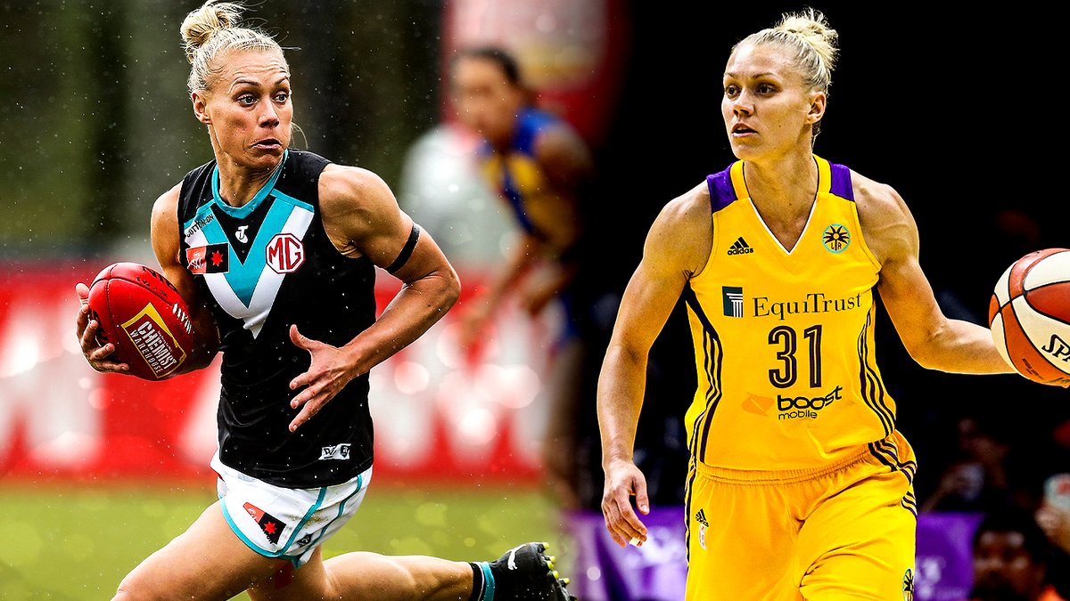 'I kept getting fouled out just because I was taking hangers on people and you’re not meant to bump!' Erin Phillips explained to us how her footy background initially made her 'a pretty horrible basketballer'. LISTEN HERE: tinyurl.com/mr33rybb