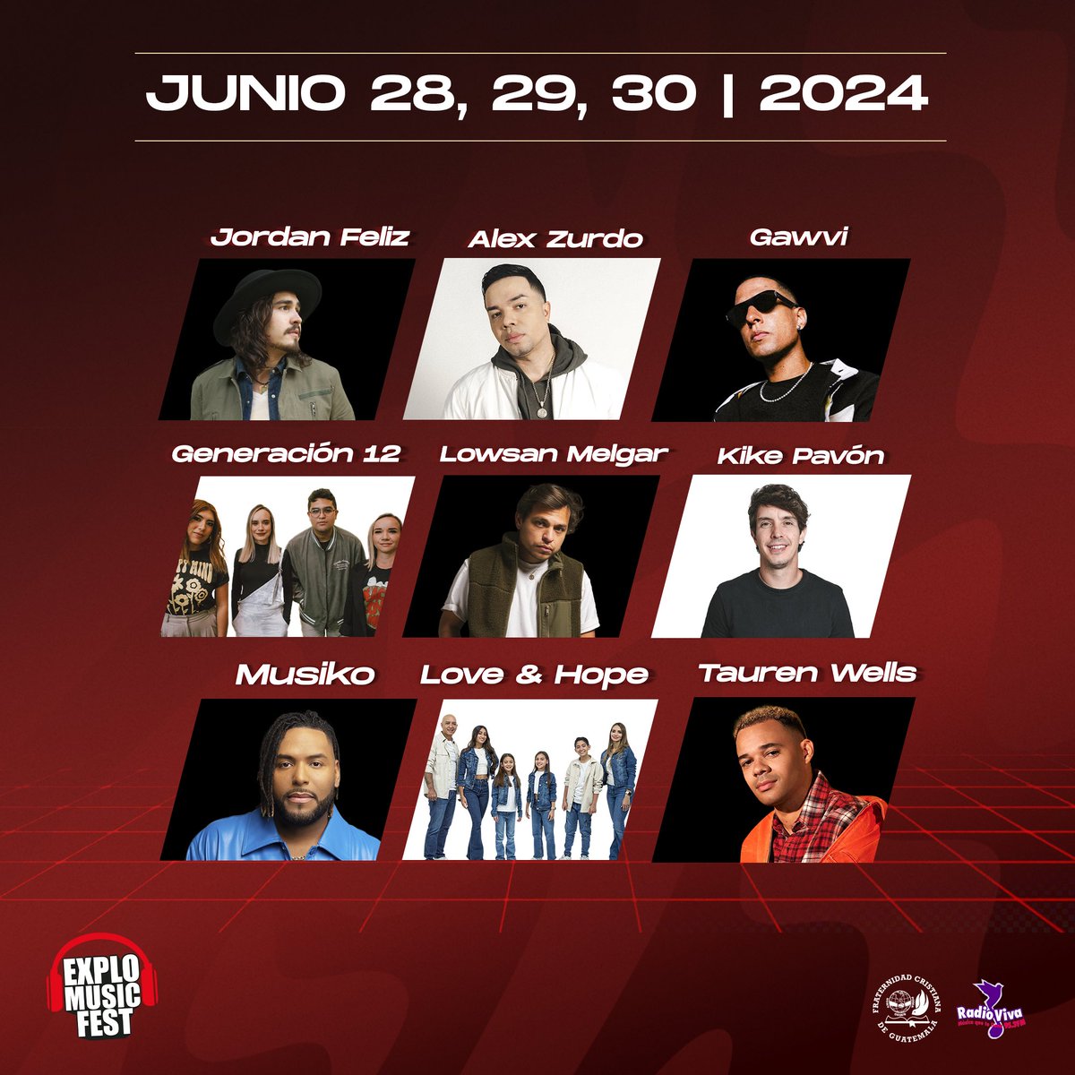 Listos para #Explo2024

Adquiere tus entradas el jueves 2 de noviembre desde las 10 a.m. en fraterticket.com y Centros de Información sede San Cristóbal.