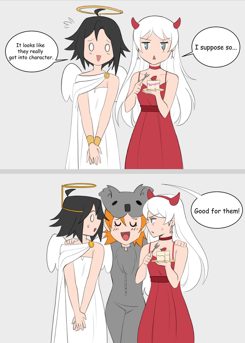 yellow_nicky's tweet photo. Happy Halloween!🎃
I did this super quickly, the idea was to just do an illustration for the date but I ended up sketching a few more things just for fun 👉👈
Hope you guys like it!
#rwby #bumbleby #gl https://t.co/JtrB0E8GTp
