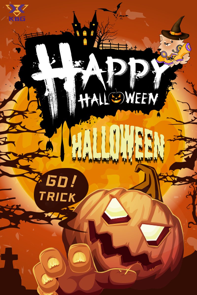 Happy Halloween！
Go keep the best tricker today👻