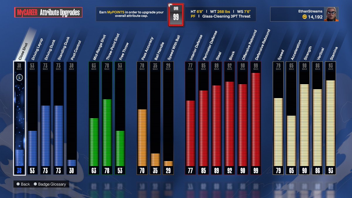 Zxvien's tweet photo. 99 #PS5Share, #NBA2K24 https://t.co/U9lVaC65hM