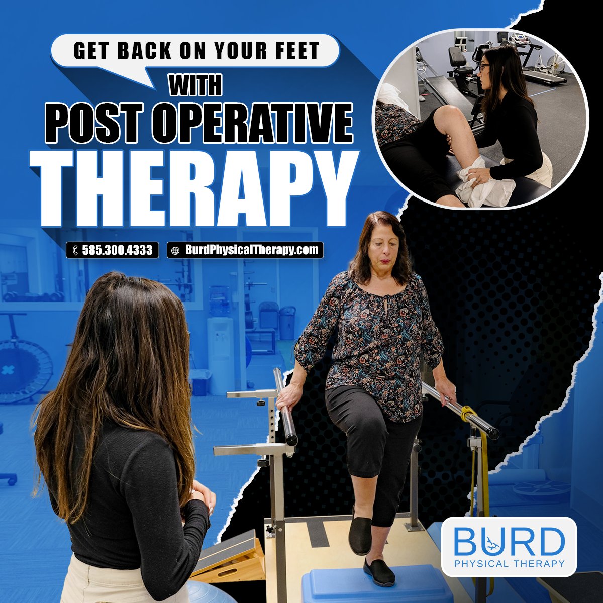 At BURD Physical Therapy, we understand that post-operative care is crucial for a successful recovery. 

#BURDPhysicalTherapy | #PostOperativeCare | #Rehabilitation | #PhysicalTherapy | #RecoveryJourney | #PainFreeRecovery