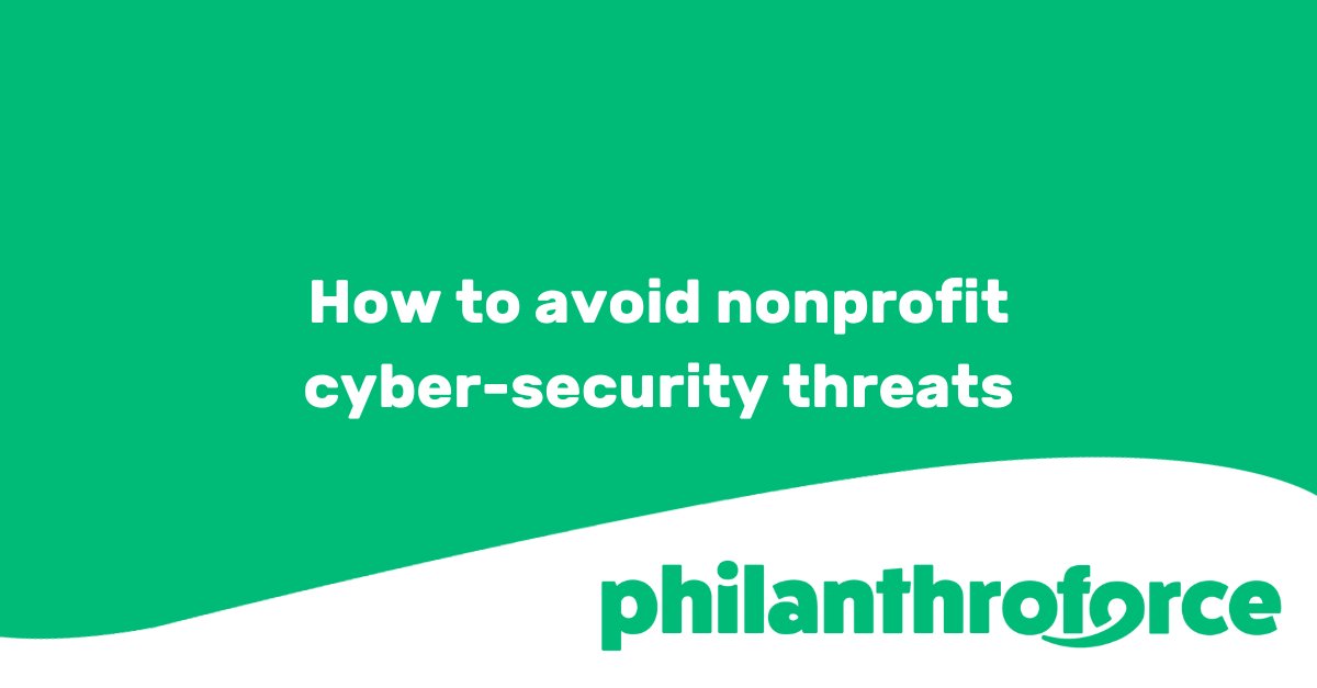 👻 BOO! Do cyber-security threats scare you?

Philanthroforce member Thomas Spitzer shares tips for avoiding cyber-security issues in the nonprofit sector: philanthroforce.org/expert-opinion…

#nonprofit #nonprofits #nonprofitleader #nonprofitleaders #nonprofitleadership #cybersecurity