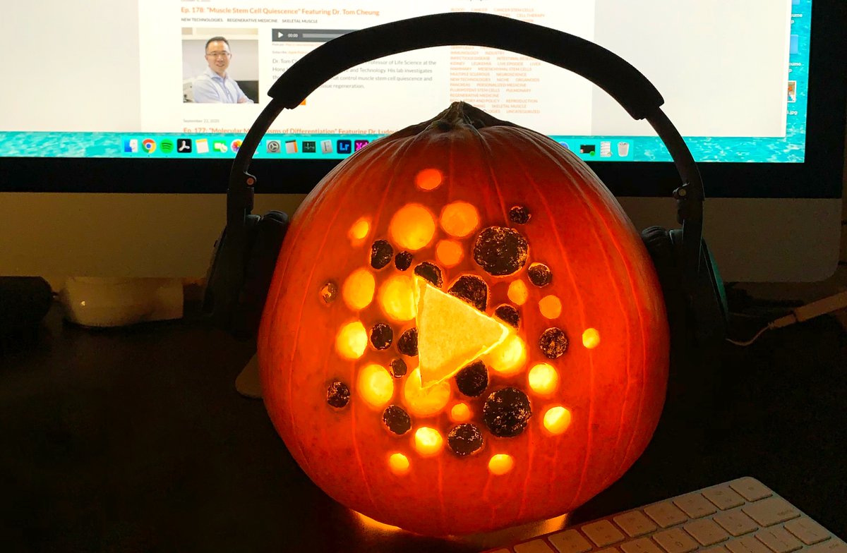 stemcellpodcast's tweet image. Happy Halloween from the Stem Cell Podcast team! 🎃

#SpookyScience