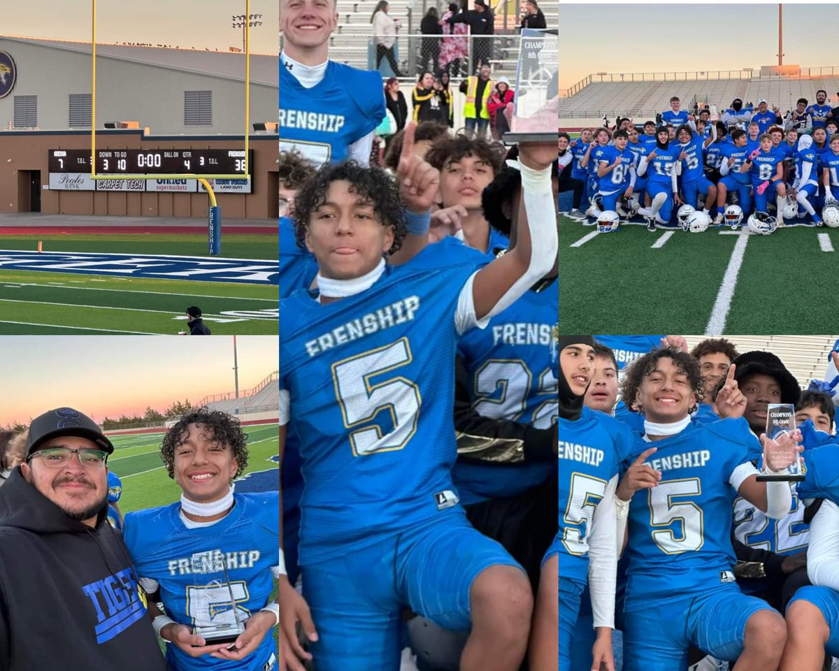 MAKFLYTHAGREAT's tweet photo. Congratulations to my lil bro @noah5gonzales he showed out all season. Tonight he acted up 5 Touchdowns in the city championship. #heshim #juice https://t.co/A7gVrB5Wyq