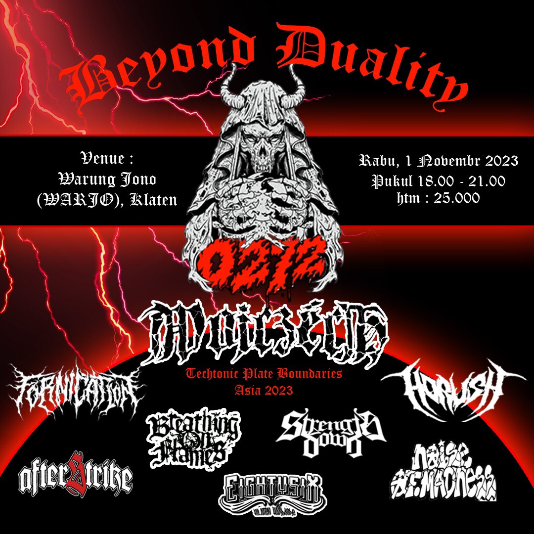 Klaten today!
#deathmetal
#fornication