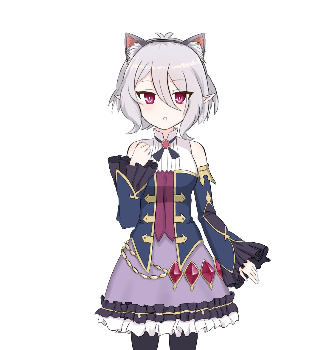 Loyal_Elf's tweet photo. "Halloween is ending, so I thought I'd dress up as someone else for the last time. This time it's my desr guildmate, Kyaru. Sadly she's not here to see me, but she would be very happy to see me like this, no doubt."

#PriconneRP #IsekaiRP #MVRP https://t.co/8Oirqx8mwV