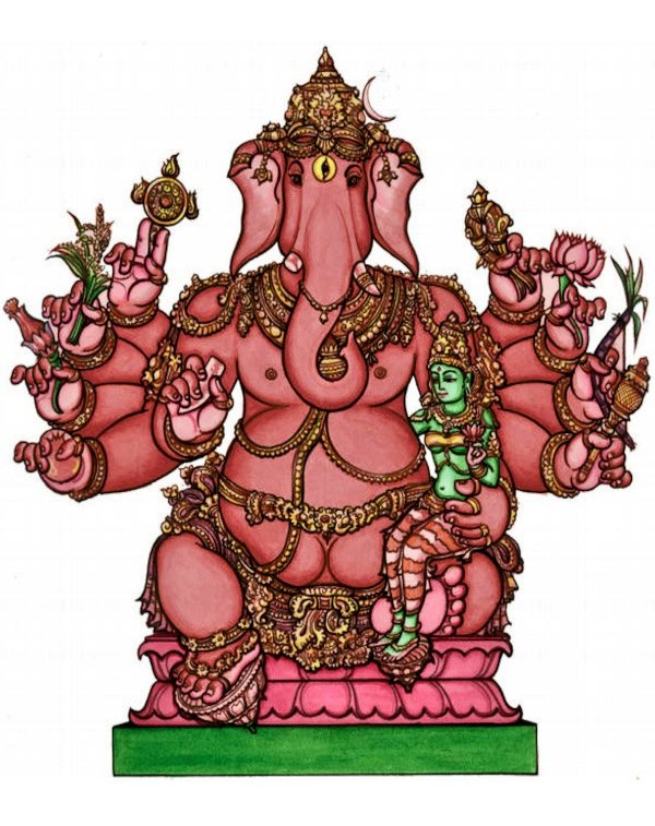 Lord Ganesh Raudra Roop Lord Ganesha is worshipped in numerous forms and “Roopas” within ...