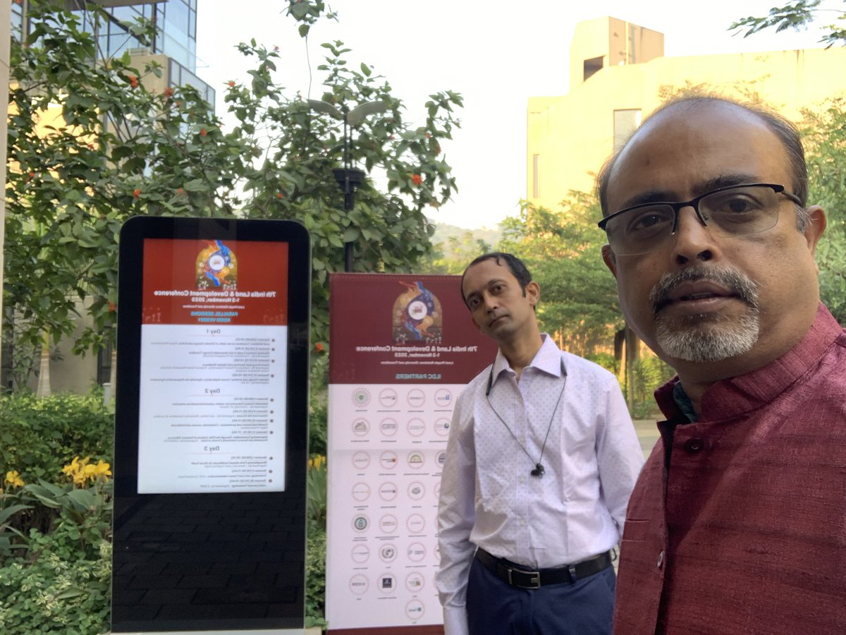prchoudhury's tweet photo. So excited to have the 7th @IndiaLandConf kick start at @FLAMEUniversity today with full houses. 

We are going to have 46 parallel &amp; 4 plenary sessions with about 217 presenters/panelists including 90 women over 3 days https://t.co/9hOsyznM3p
