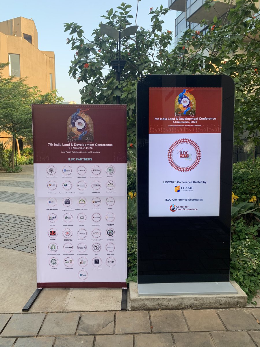 prchoudhury's tweet photo. So excited to have the 7th @IndiaLandConf kick start at @FLAMEUniversity today with full houses. 

We are going to have 46 parallel &amp; 4 plenary sessions with about 217 presenters/panelists including 90 women over 3 days https://t.co/9hOsyznM3p