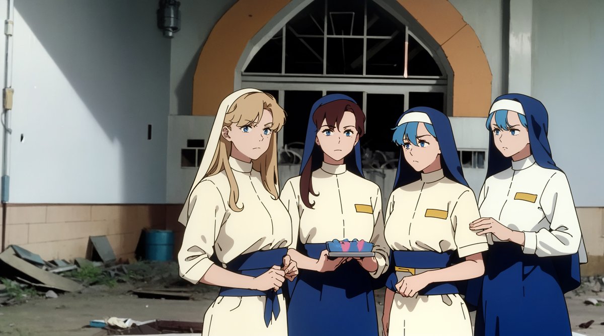 Random failed #StableDiffusion training run. Using segmentation maps seems to have left the model with little to no idea on what to do with the background, making it look like a photo with a cheap filter over it. #AIart