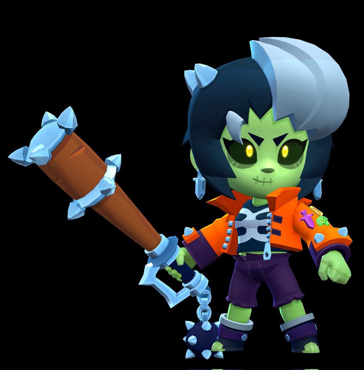 BrawlStars #Brawloween Happy Brawloween for all, says Zombibi Main!