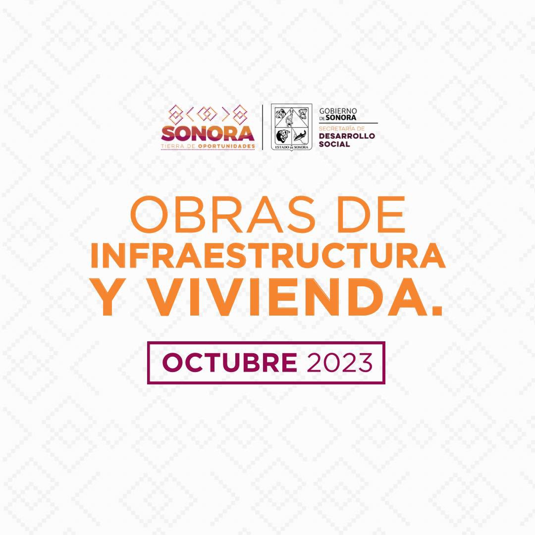 SonoraBienestar's tweet photo. Compartimos el desglose de obras de infraestructura social y vivienda durante el mes de octubre, que ejerce Sedesson con recursos del Fondo de Infraestructura Social para las Entidades (FISE), recursos ejercidos con una visión de derechos y transparencia.
#CompromisosFirmes https://t.co/YFXb8WPfgH