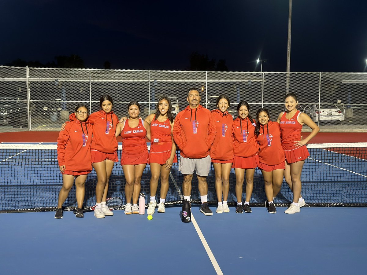We are headed to section championships!!! 🦅
Congrats on this team winning their
Semi-final match tonight 8-1 against Sanger west.
