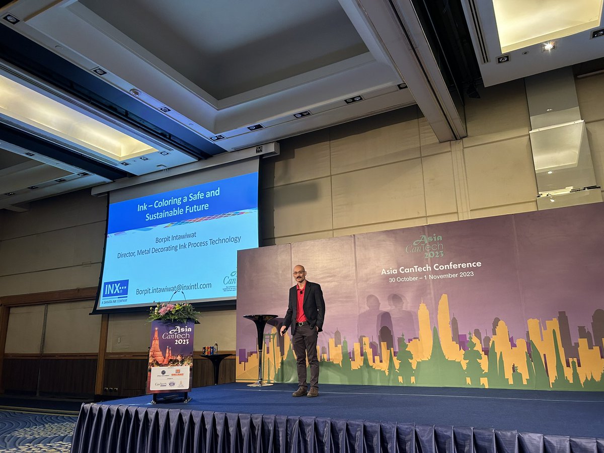 AsiaCanTech (@asiacantech) on Twitter photo Colouring a safe and sustainable future is paramount for the inks industry, states Borpit Intawiwat from INX International. <a href="/INXIntlUSA/">INX International</a> #AsiaCanTech2023 #inks #metaldecorating #canindustry Colouring a safe and sustainable future is paramount for the inks industry, states Borpit Intawiwat from INX International. <a href="/INXIntlUSA/">INX International</a> #AsiaCanTech2023 #inks #metaldecorating #canindustry