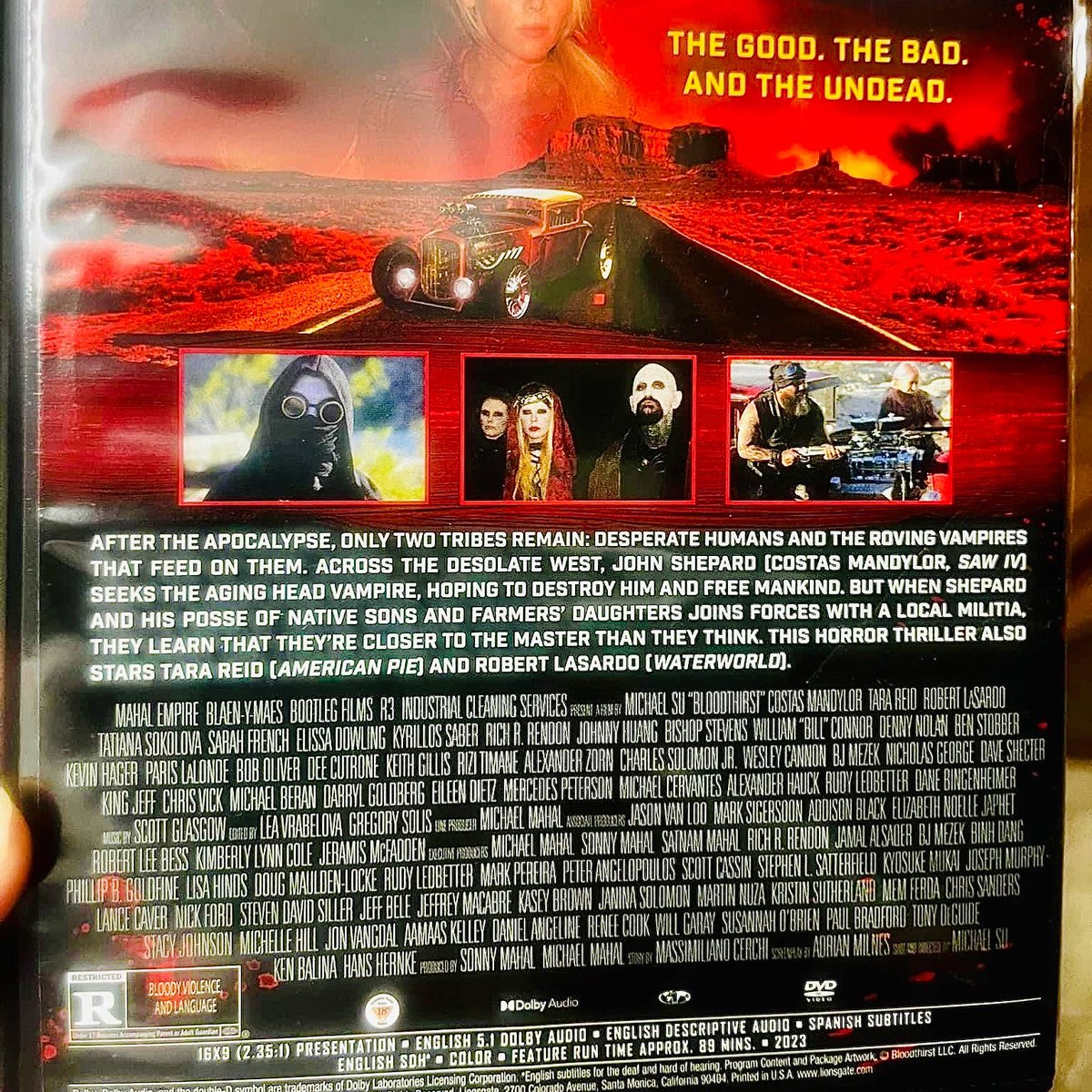 💥On Cloud 9!! It’s insane to be listed alongside Tara Reid (American Pie Franchise) Costas Mandylor (Saw IV Robert LaSardo (Niptuck) and the rest of the talented cast and crew! 👏‼️ #bloodthirstmovie #lionsgatemovies #actorrobertbess #producer #movies #imdbrobertbess