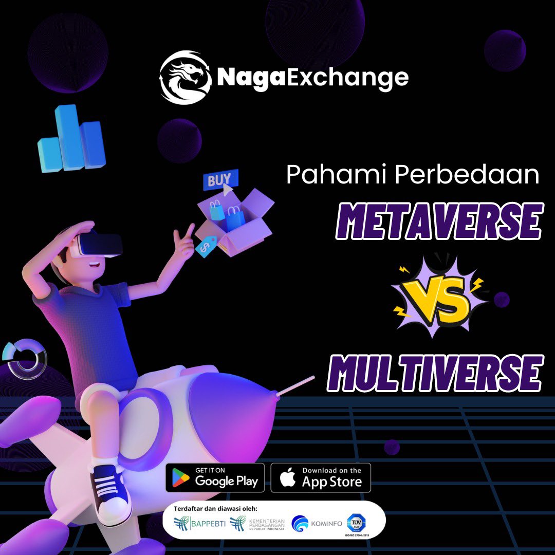 nagaexchange's tweet image. Halo Nagaverse 🚀
Yuk pahami perbedaan Metaverse VS Multiverse!
Untuk informasi selengkapnya dapat dibaca melalui Blog Website NagaExchange ya! (bit.ly/3SgzTXs) 📲

#perbedaan #metaverse #multiverse #kripto