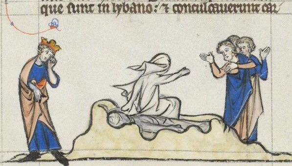 here's your halloween reminder that ghosts wear sheets because it's their burial shroud!