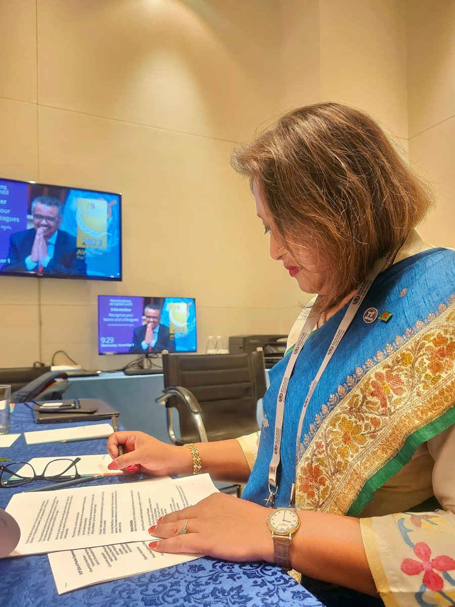 Saima Wazed tweet media