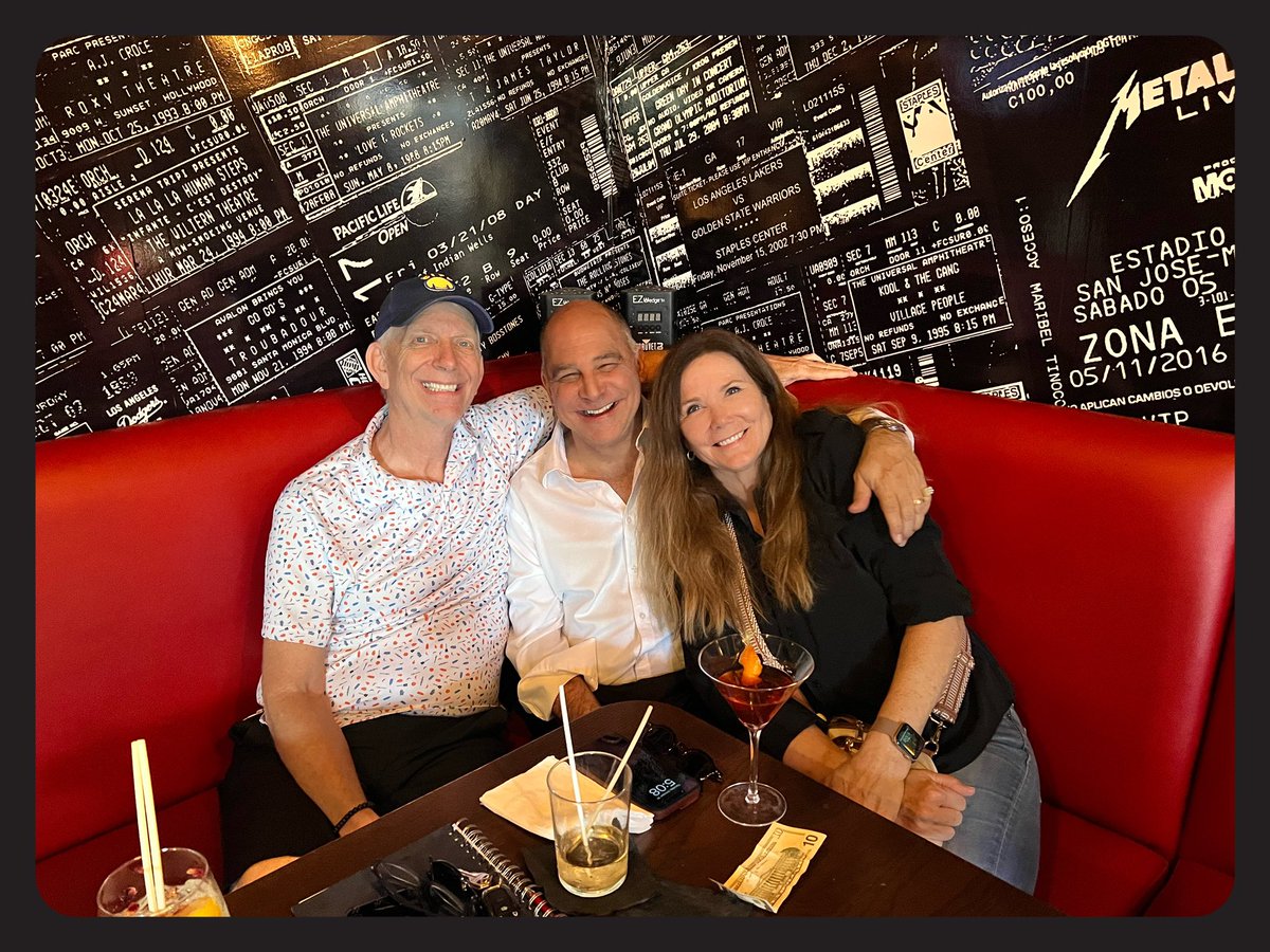 Big Conversations, Little Bar ~ podcasting with these crazy cats <a href="/KESQPatrick/">Patrick Evans</a>