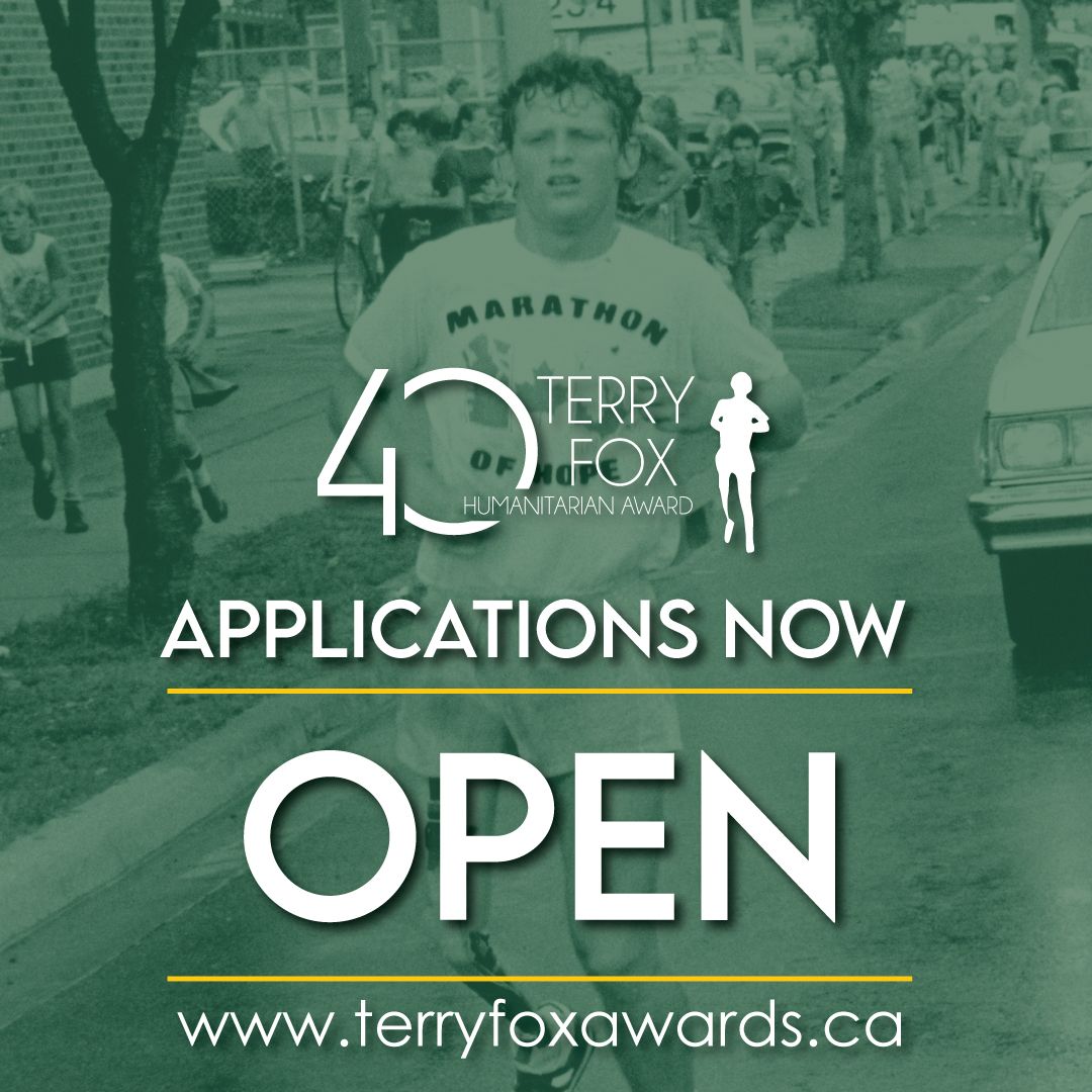 The application system for 2024 is now OPEN!​​
The Terry Fox Humanitarian Award is open to Canadian students pursuing their first university degree or diploma. The scholarship honours the ideals of Terry Fox. terryfoxawards.ca​

#terryfoxawards, #TFHA, #canadianscholarships