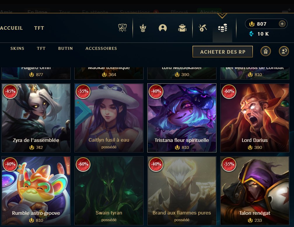 maffioga's tweet photo. @LoL_France Je joue à lol depuis une dizaine d'année il ne me manque que 3 RP pour pouvoir acheter ce skin Rumble astro-groove en ces temps difficiles je ne peux pas mettre 10 euros pour 3 RP serait-il possible de faire quelque chose ? https://t.co/lbLTDsjmJM