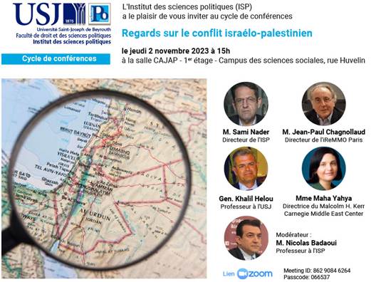 Regards sur le conflit Israelo-palestinien le 2 novembre a 15h a Huvelin