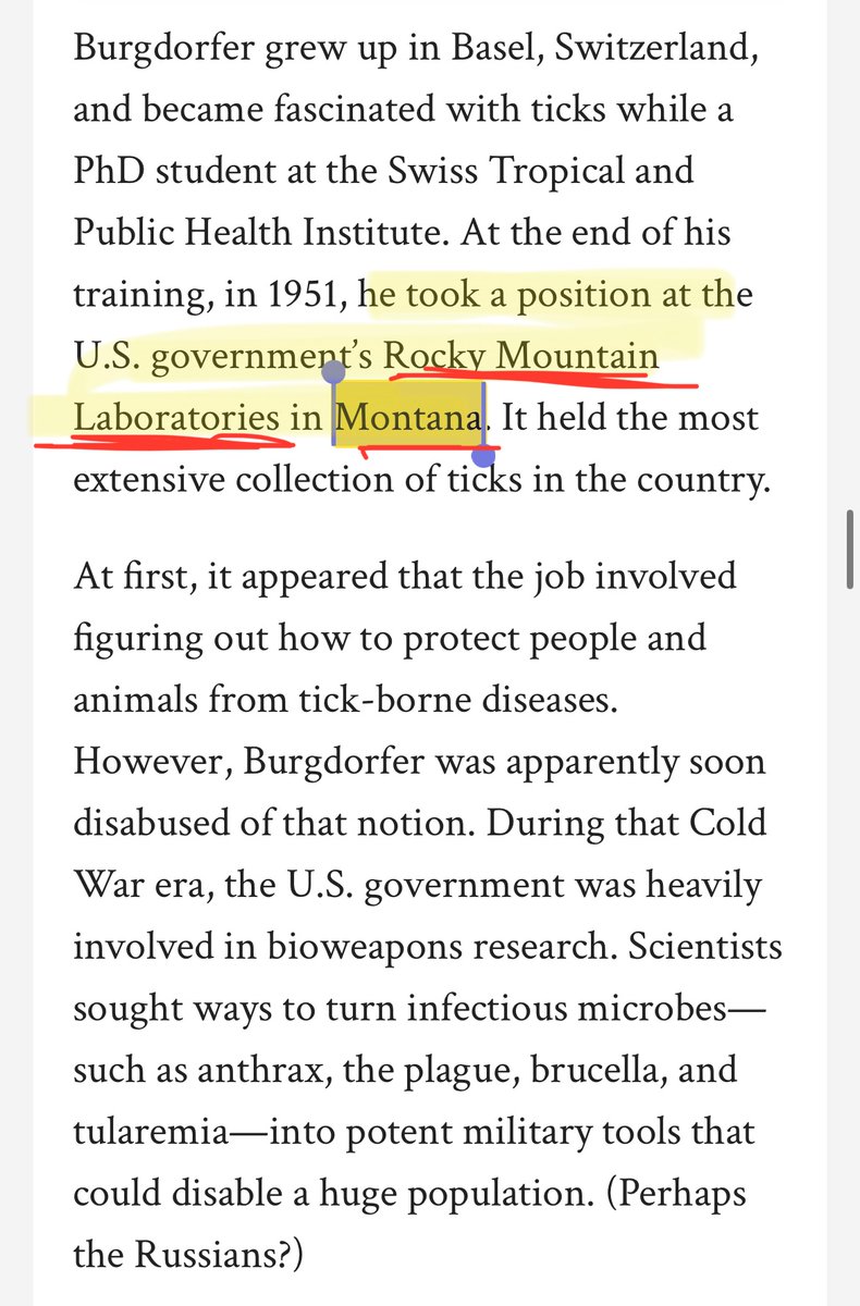 Okay so look I hate to be the bearer of bad news but it looks like Covid may have actually been made in the same military lab where the Pentagon created Lyme disease.