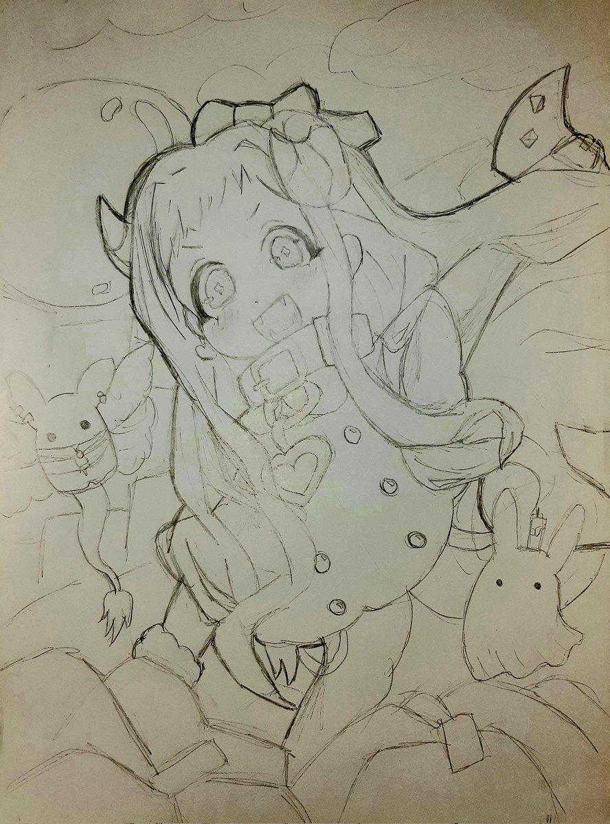 She thinks she's the scariest monster out there 😢💞 #tbhk #jshk