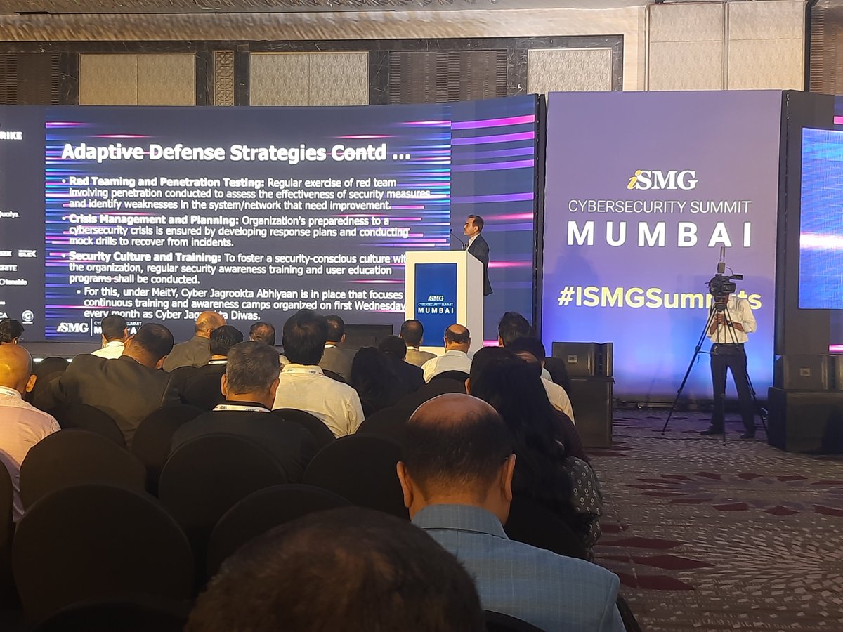 iSMG Cybersecurity Summit Mumbai
#ISMGSummits