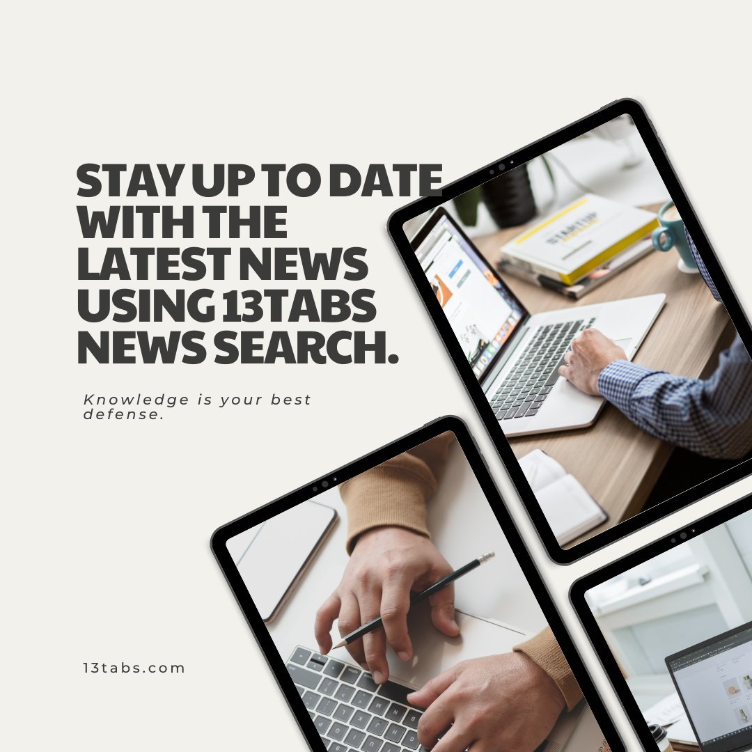 Sagar_JRF's tweet image. Stay up to date with the latest news using 13TABS News  Search. Knowledge is your best defense. #DigitalPrivacyTips
