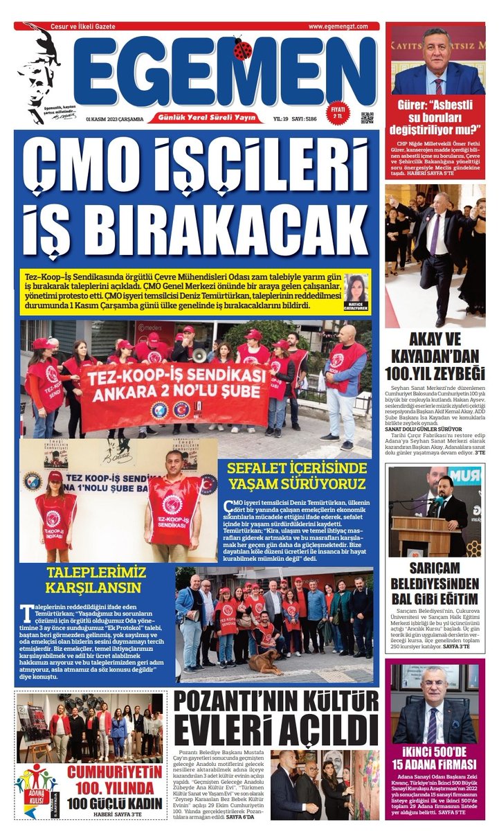 ÇMO İşçileri iş bırakacak