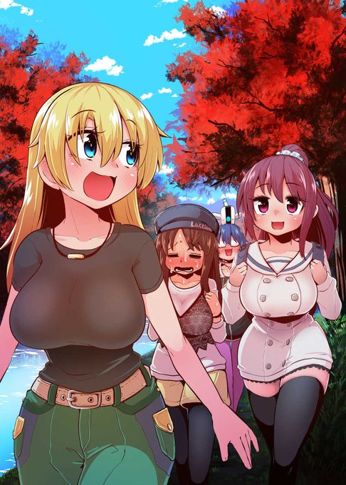 スクランブル宙域のビジュアルを描かせていただくのも3回目です。季節に合わせて描くの楽しい