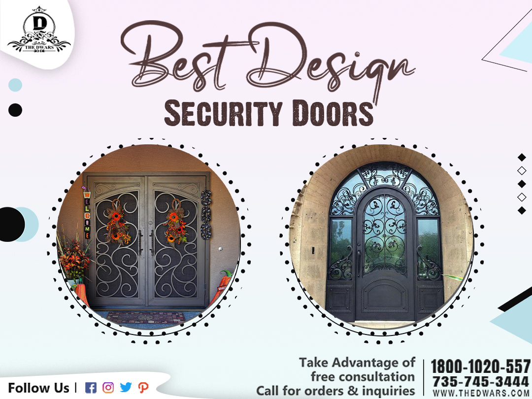 thedwars's tweet image. Wrought iron doors for your home provides you with many different designs, styles, and options.
Shop Now ��� tinyurl.com/2rxm5bwf
#TheDwars #wroughtirondoor #singledoor #doubledoor #glassdoor #boundarydoor #DoorShop #doormanufacturer #DoorDesigns #Door