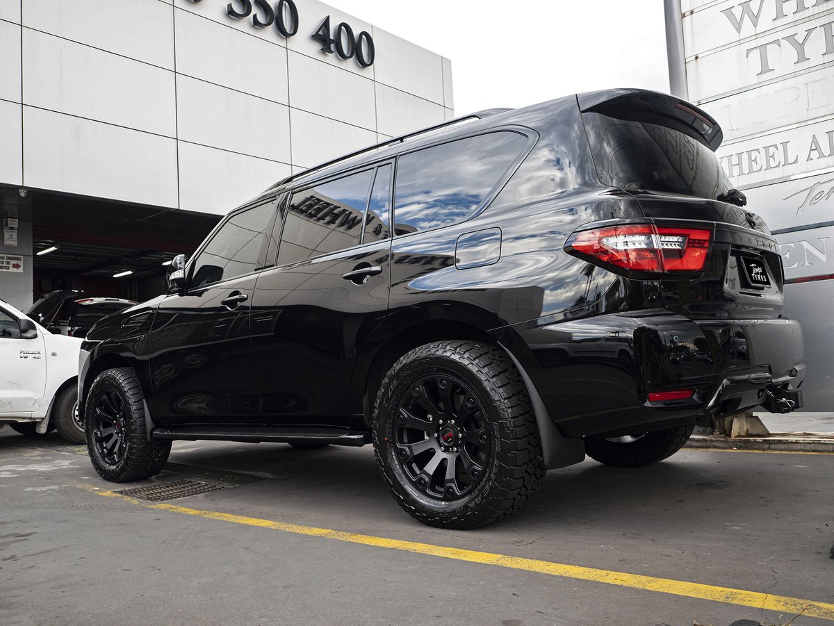 Nissan Patrol 2023🖤🖤

Wheels:
SIMMONS MAX X09
Size:
20 x 9.0 ET20
Matt Black Laser Text

Tyres:
Falken Wildpeak AT3W
305/55R20

#nissan #nissanpatrol #nissanpatrol #nissanpatrol2023 #bfgoodrich #mudterrain #4x4 #adventure #patrollife #allterrrain #simmonswheels #tempetyres