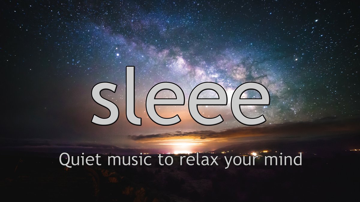 sleee__sound's tweet photo. I brought this music that is comfortable and pleasant to imagine. Try to refresh yourself by looking at the night sky in the video. Get rid of your anxiety and have a positive mindset. 
#sleepmusic #healing #meditation #relax 
>>>>>>>>https://t.co/NM3UVd2rqJ https://t.co/wmlk4QPShG