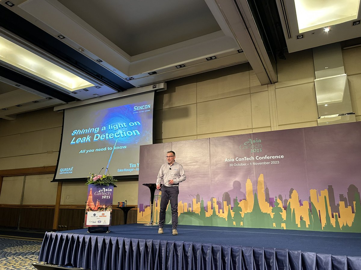 AsiaCanTech (@asiacantech) on Twitter photo Tim Yeats from <a href="/sencon_group/">Sencon Group</a> offers the audience ‘all we need to know’ about leak detection now.
<a href="/sencon_group/">Sencon Group</a> #AsiaCanTech2023 Tim Yeats from <a href="/sencon_group/">Sencon Group</a> offers the audience ‘all we need to know’ about leak detection now.
<a href="/sencon_group/">Sencon Group</a> #AsiaCanTech2023