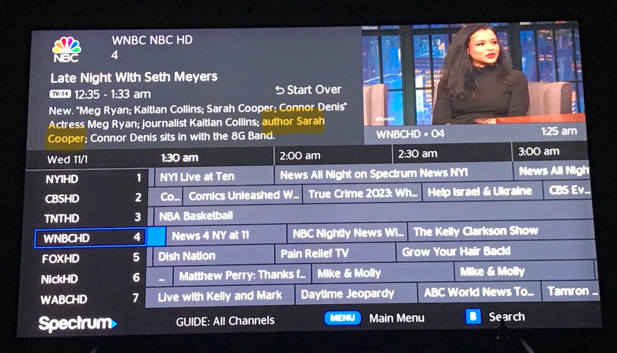 S_Works1's tweet photo. @sarahcpr @LateNightSeth They have you listed as Author @sarahcpr   Makes you sound important. https://t.co/IATf75uso2