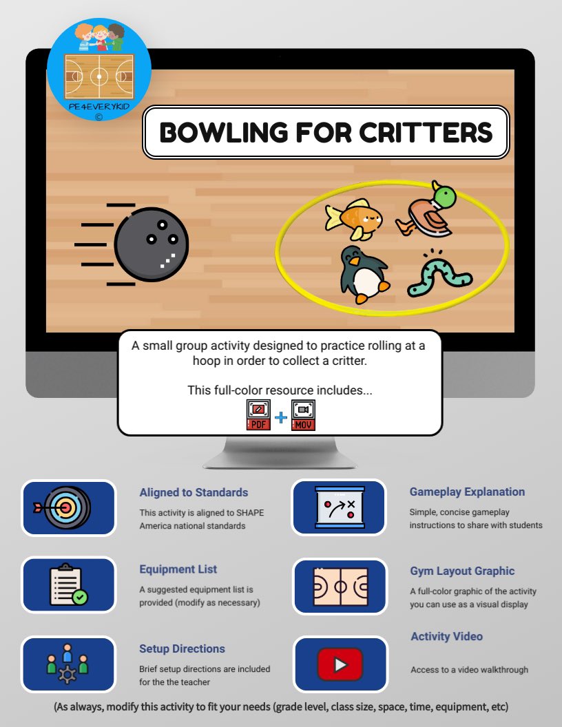 pe4everykid's tweet photo. Bowling 🎳 for Critters #physed #bowling #elementarype https://t.co/ZTPwmdWIGA https://t.co/BVBCr3XW8X